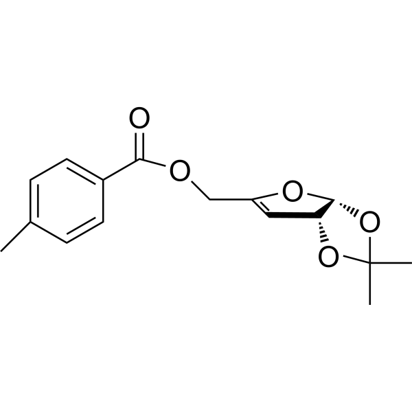 3-Deoxy-1,2-O-isopropylidene-5-p-toluoyl-aD-glycero-pent-3-enofuranose 75096-63-8